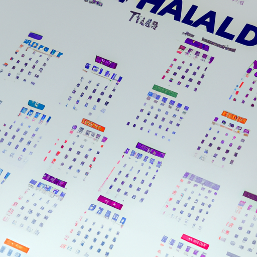לוח שנה המסומן עם החודשים הטובים ביותר להזמנת טיסות לתאילנד